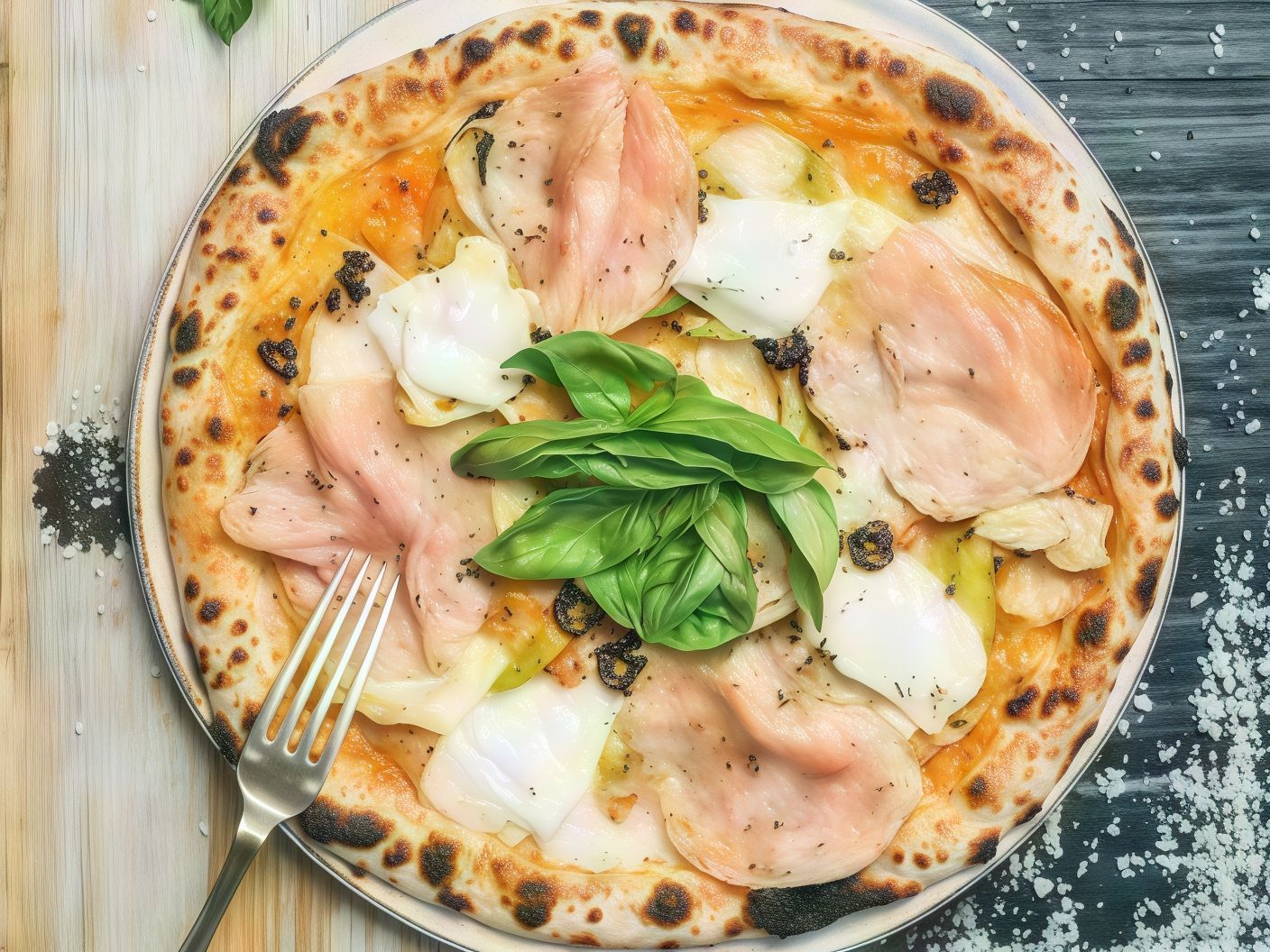 Smoked Turkey Italian Pizza