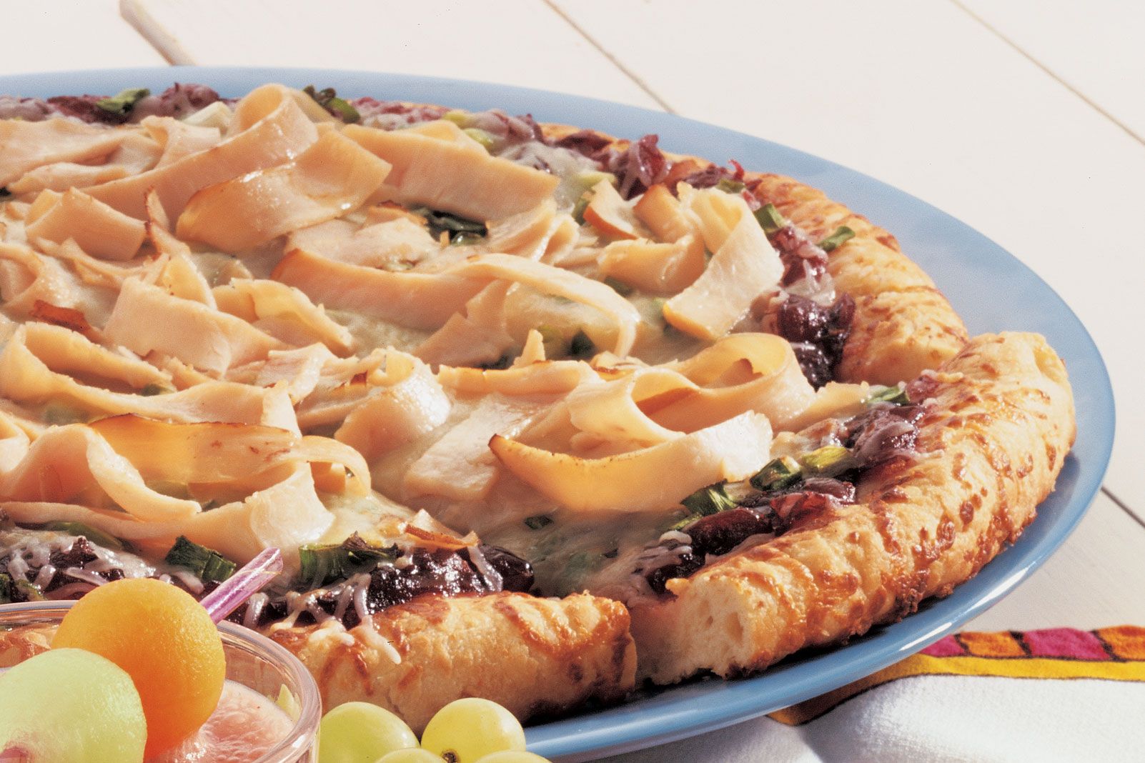 smoked turkey pizza