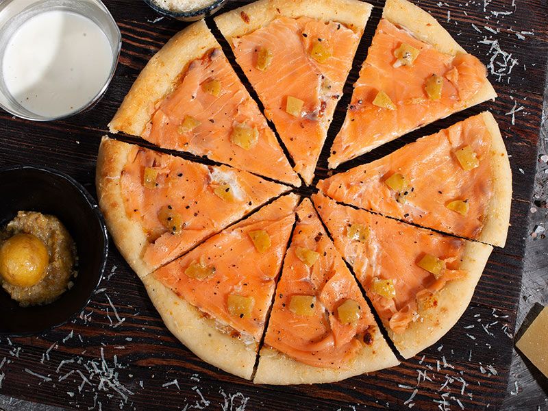 Smoked Salmon Pizza