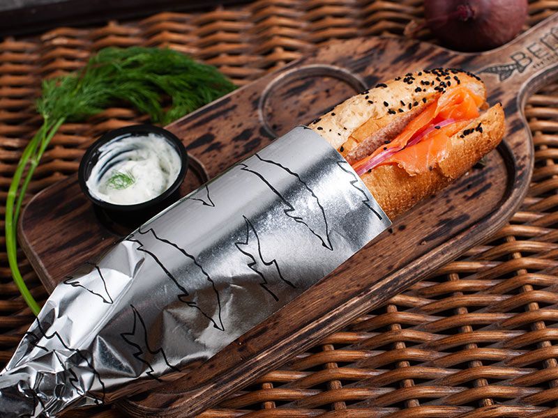Smoked Salmon Sandwich