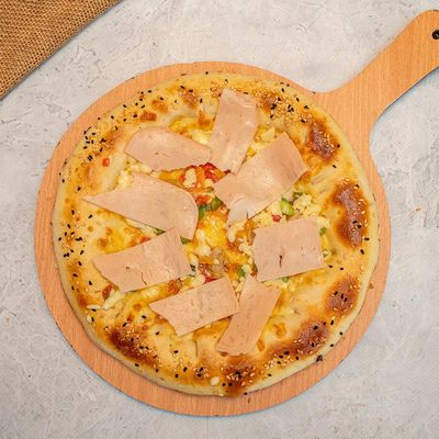 Smoked turkey Pizza
