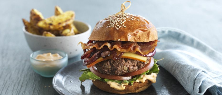Smoky Beef Burger Sandwich