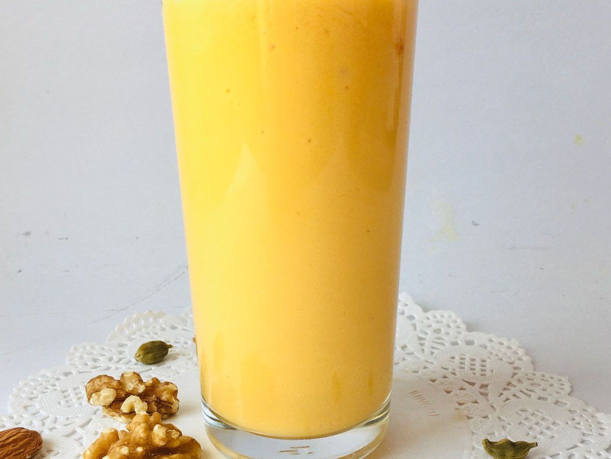 Smoothie Mango With Bun