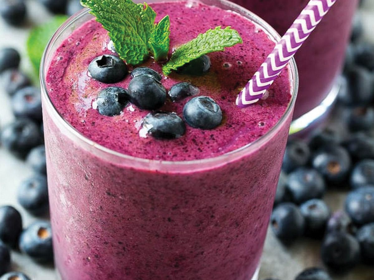 Blueberry smoothie