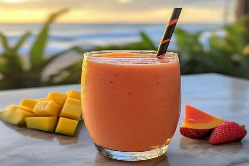 Peach smoothie