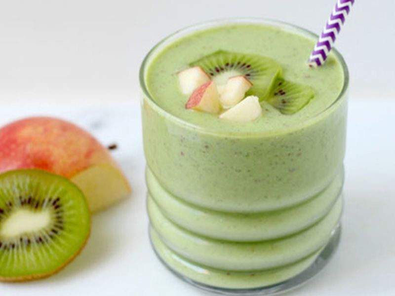 Kiwi With Apple Smoothie