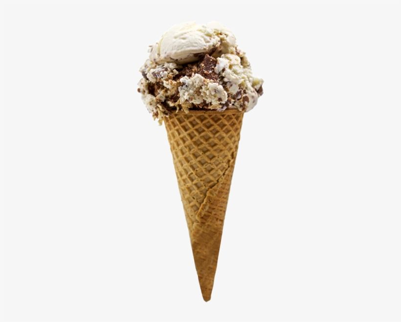 Snickers Chocolate Ice Cream Cone