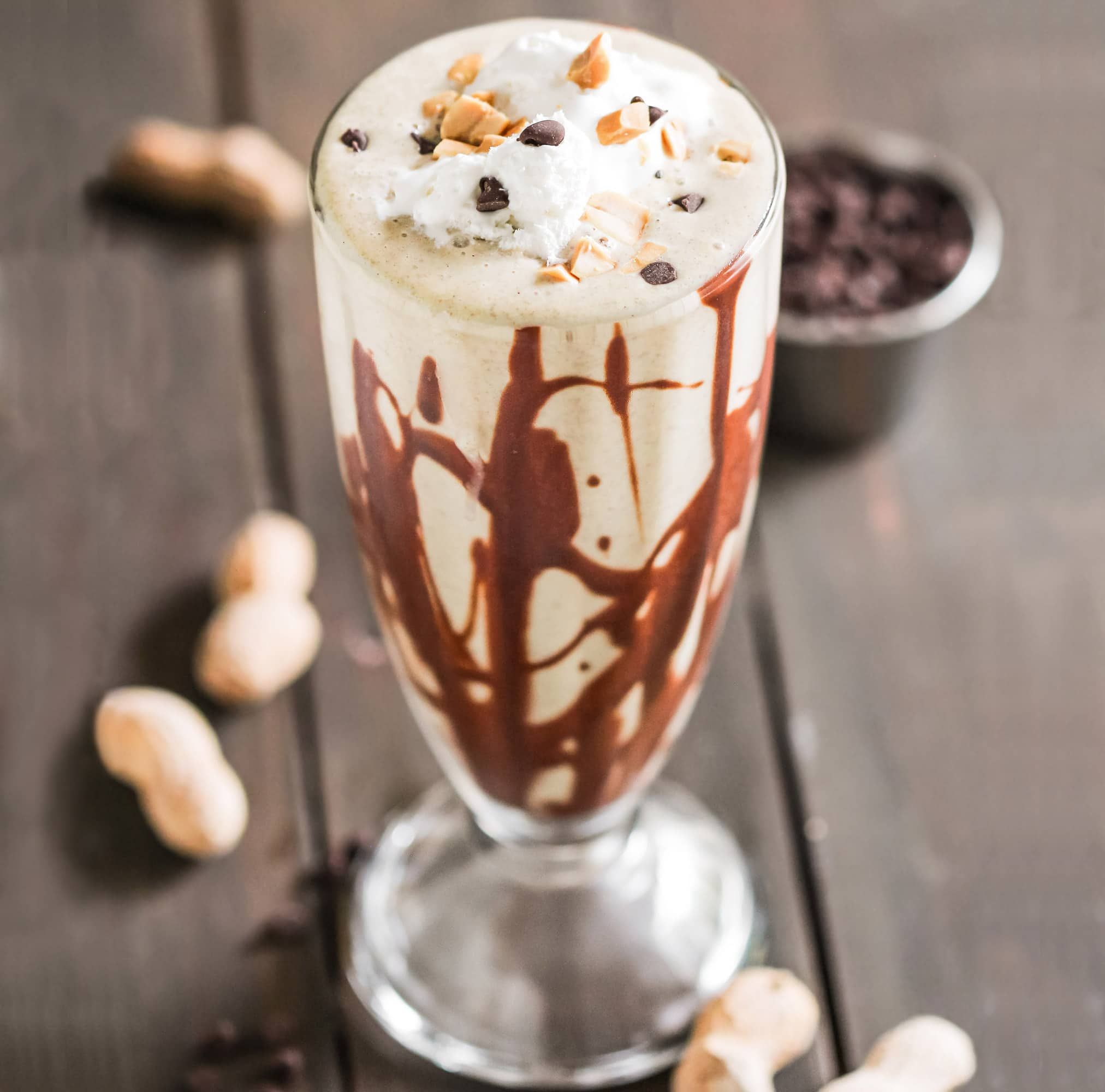Snickers Chocolate Milkshake