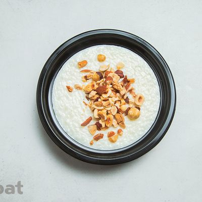 Rice Pudding with Nuts.