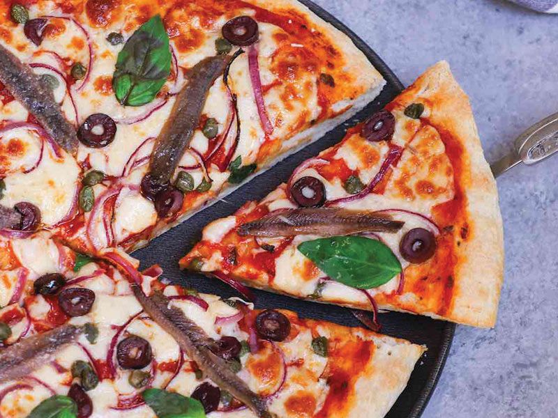 Baladi Sausage Pizza