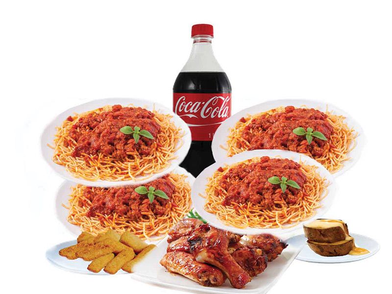 Spaghetti share meal