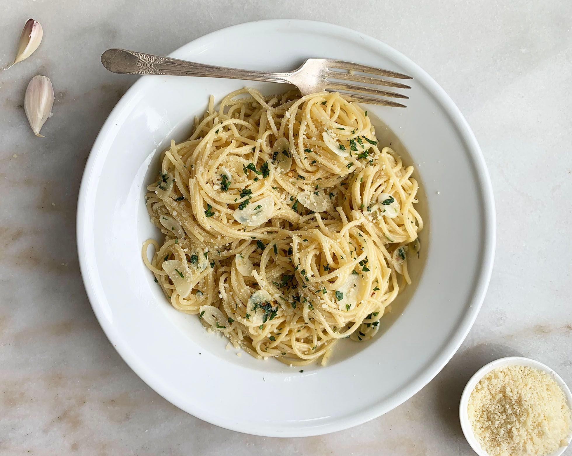 Spaghetti Ala Olio Pasta