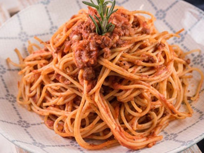 Spaghetti With Bolognese Sauce Pasta