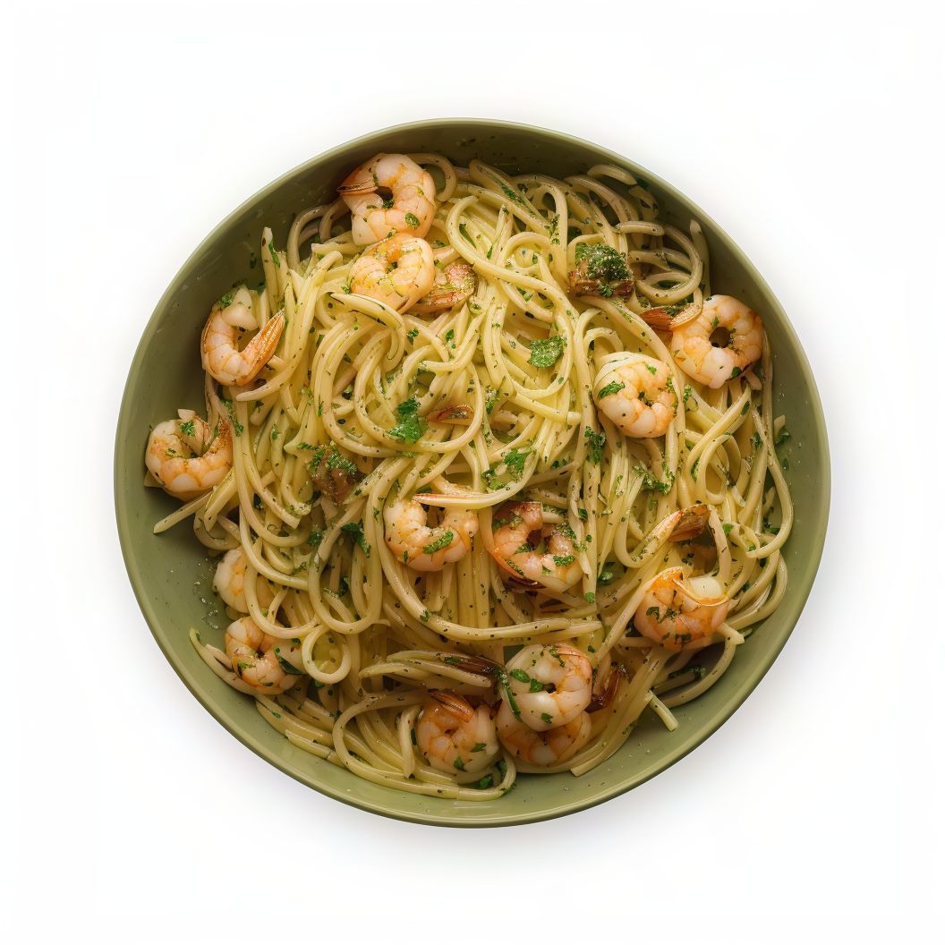 Penne Pesto With Shrimp