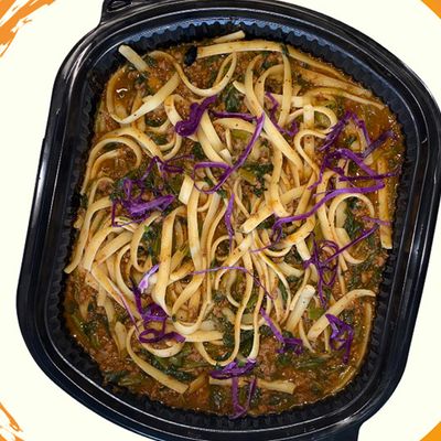 Spinach Bolognese Spaghetti Meal