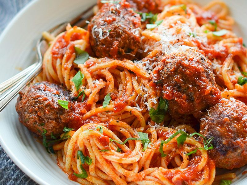 Spaghetti Meatballs Pasta