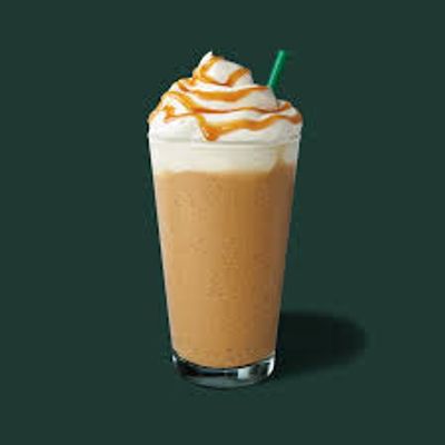 Special Coffee With Caramel Frappe