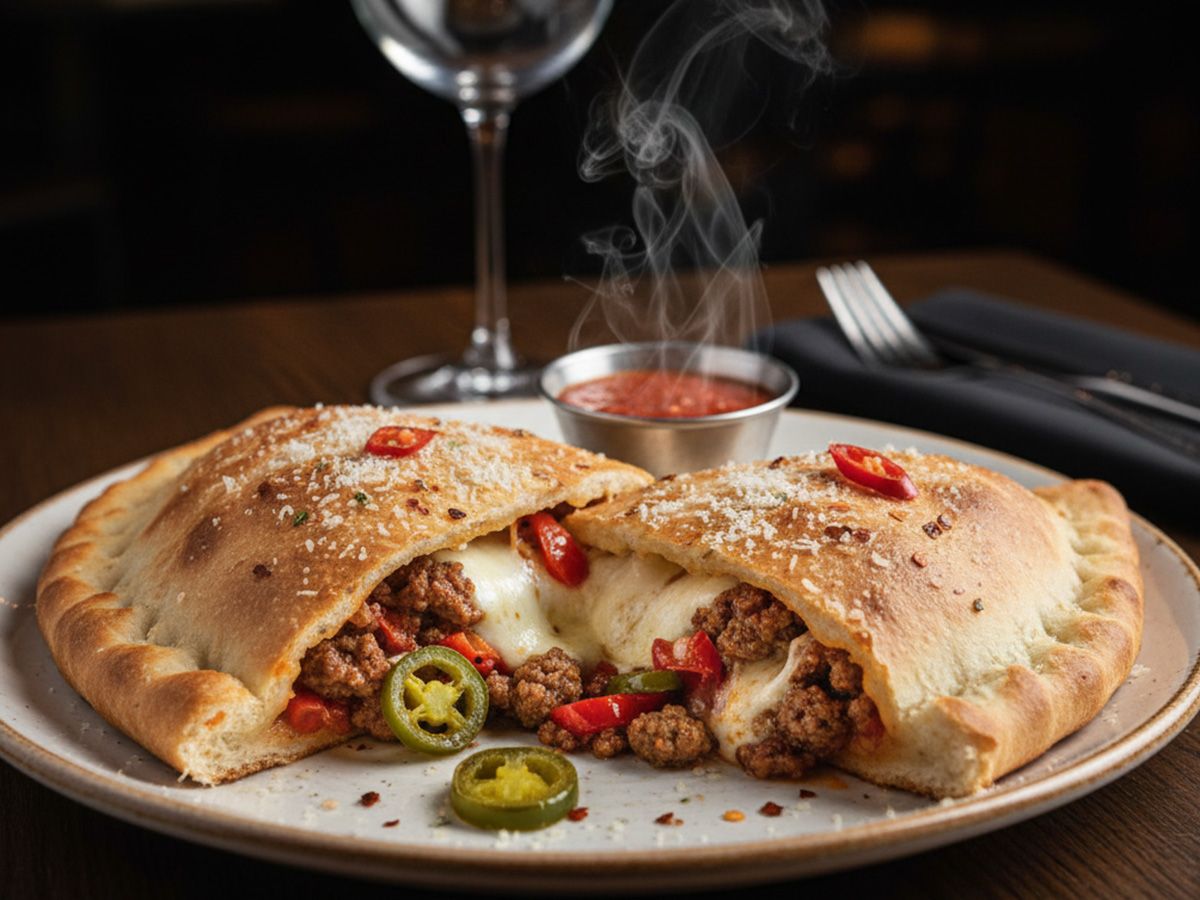 Spicy Beef Calzone