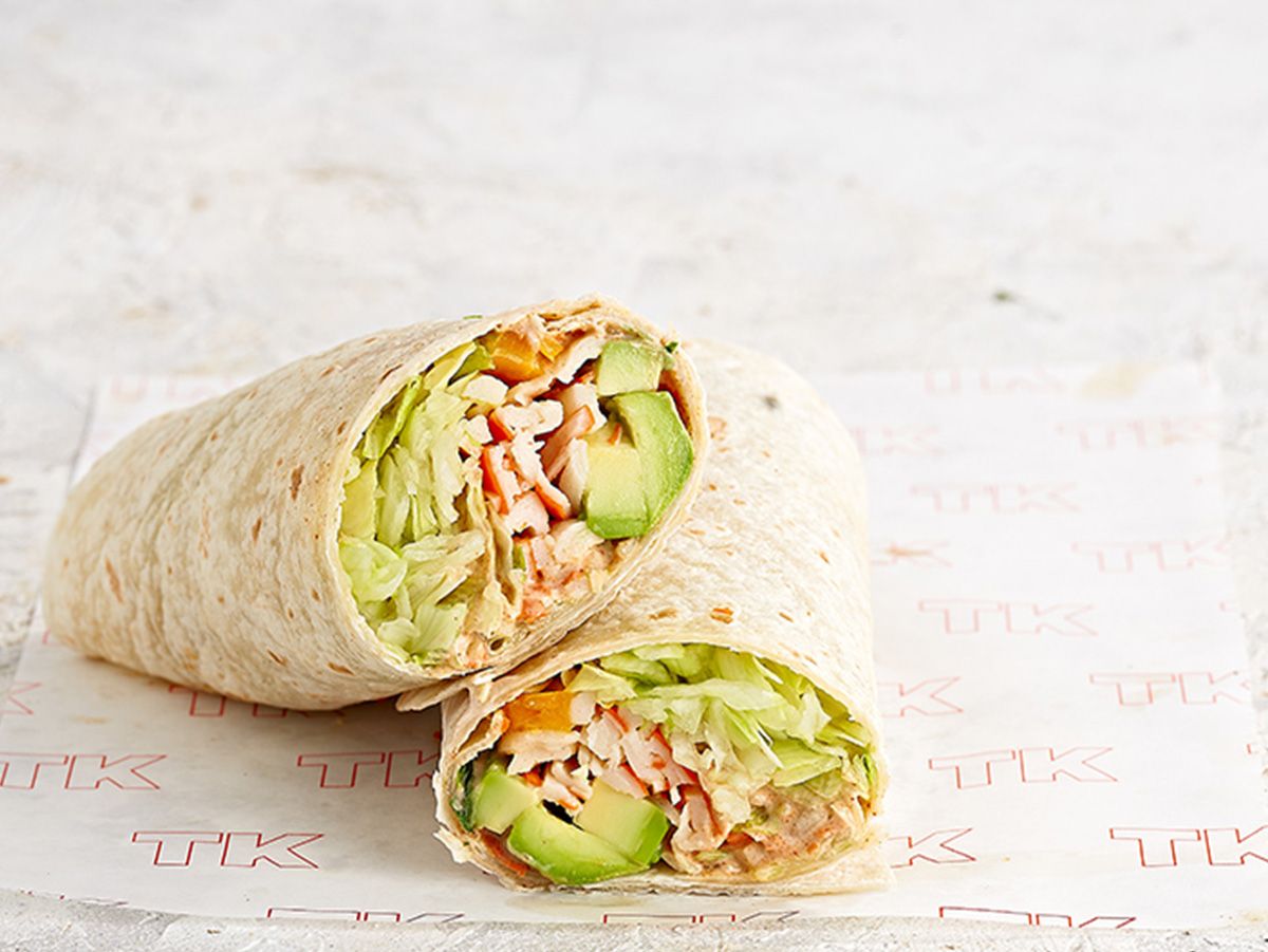 Spicy Crab Wrap Sandwich
