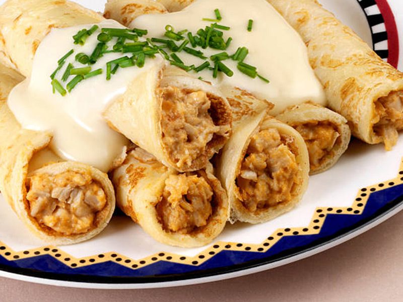 Spicy Crunchy Cheddar Crepe