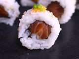 Spicy Salmon Ura Maki Roll