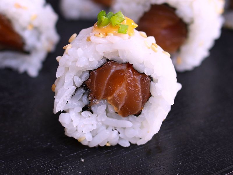 Spicy Shrimp Ura Maki Roll