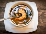 Spicy Shrimp Miso Soup
