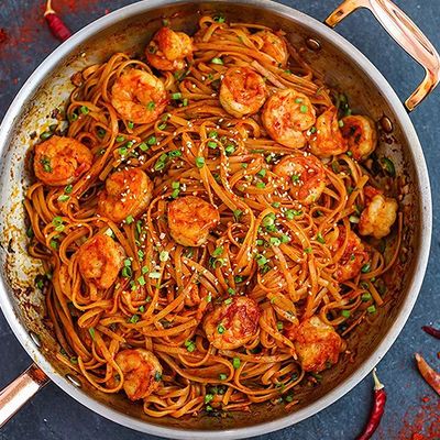 Spicy Shrimp Noodles