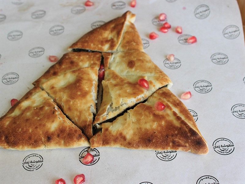 Manqusht Zaman delivery service in UAE Talabat