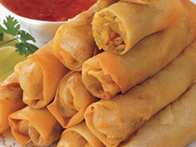 chicken spring rolls