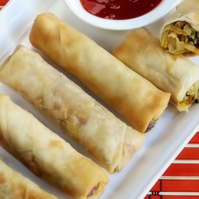 Vegetable spring rolls