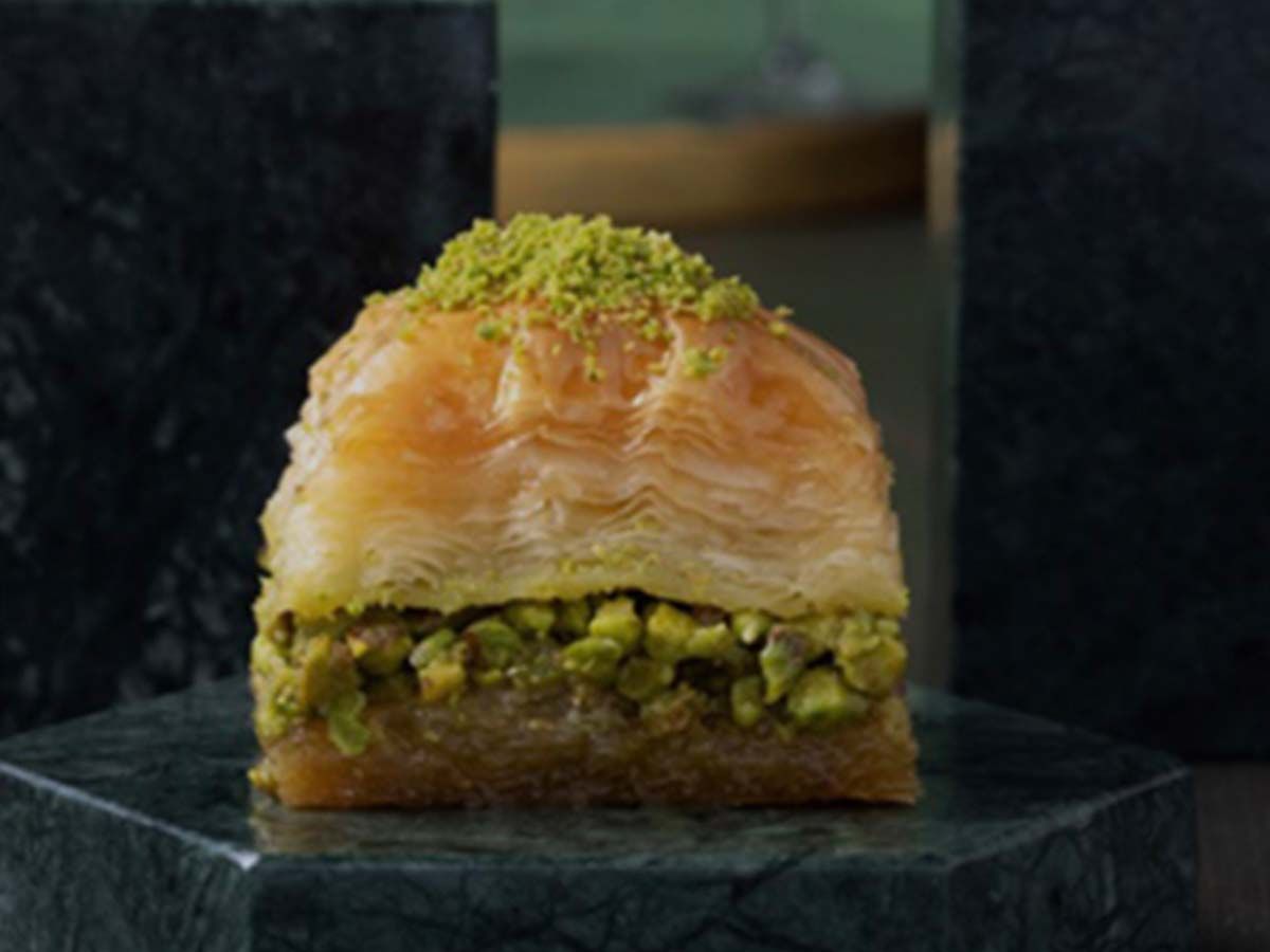 Square Baklava with Pistachio