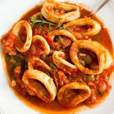 Squid casserole