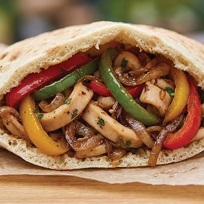 Squid Fajita Sandwich
