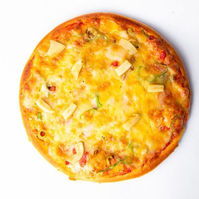 Squid Oriental pizza