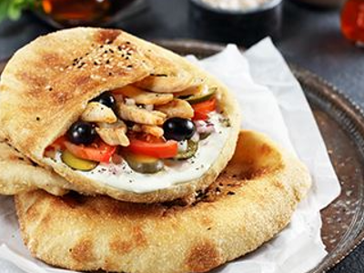 Squid Sandwich In Baladi Bread