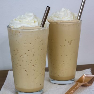 Frappuccino chocolate and vanilla