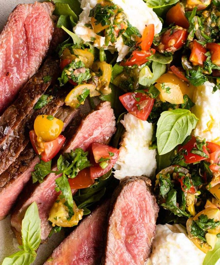 Italian Beef Mozzarella Salad