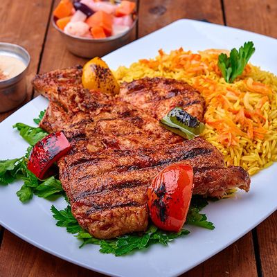 Steak Meal With Rice