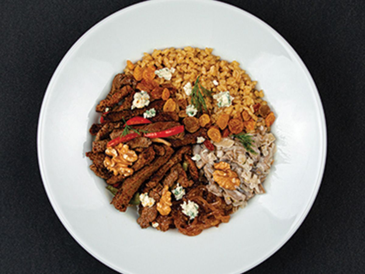 Steak and Caramelized Onion Bowl