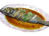 Steamed Sea Bass Fish Platter