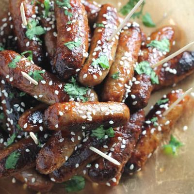 Oriental Sausage With Sesame Paste Platter