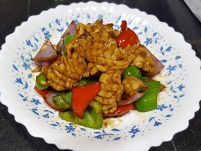 Stir Fry Squid Platter