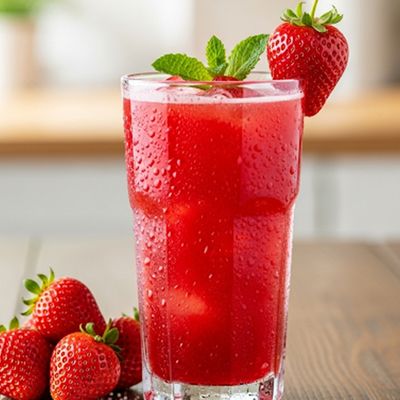 fresh Strawberry juice