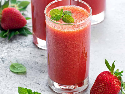 Fresh Strawberry Juice