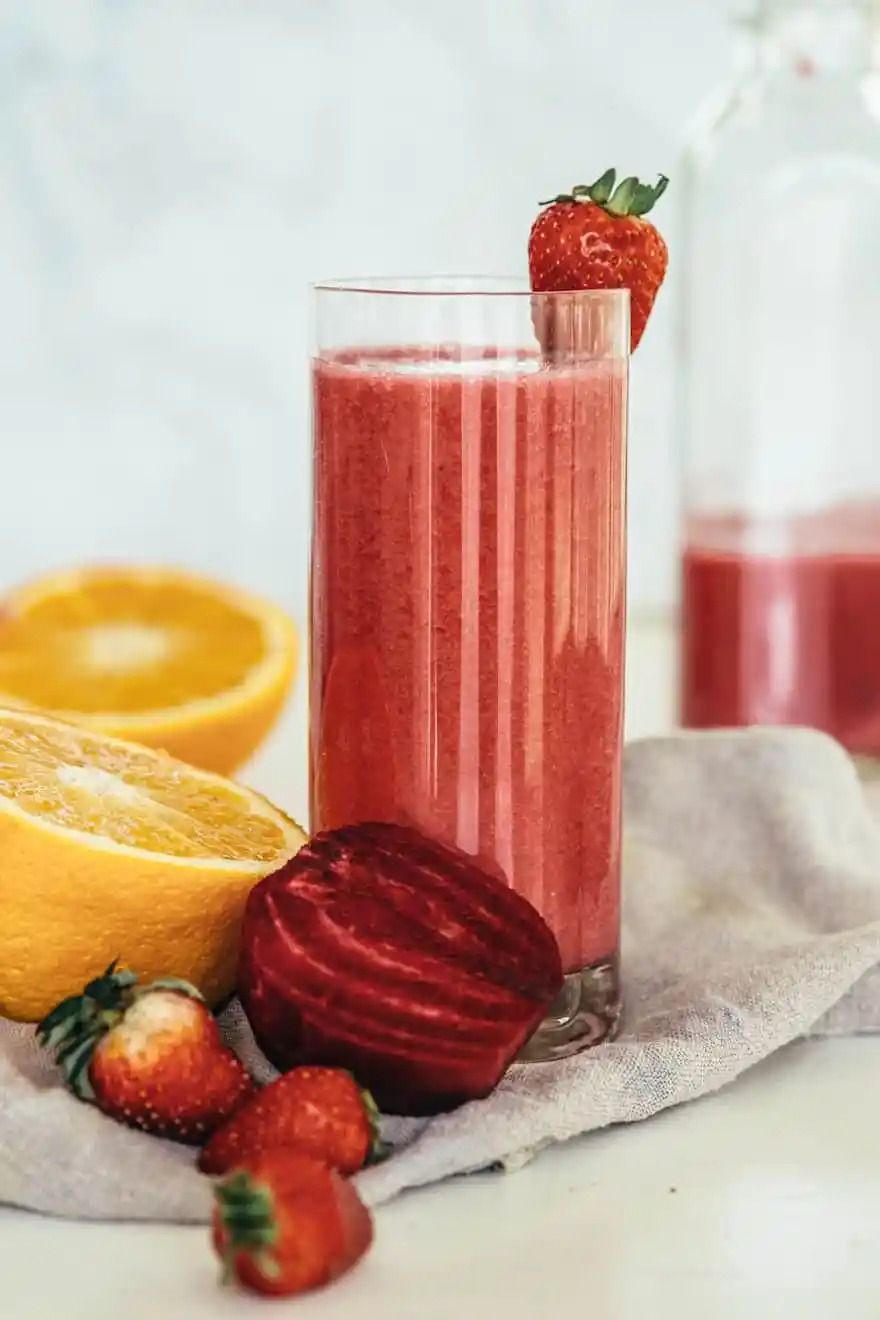 Orange and Beet Juice