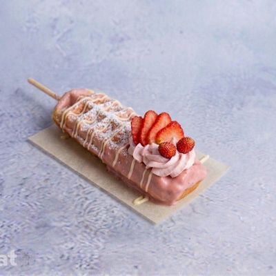 Strawberry Cream Stick Waffle