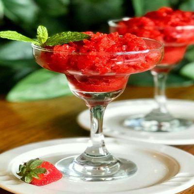 Strawberry Granita