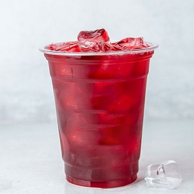 شاي مثلج بالفراولة