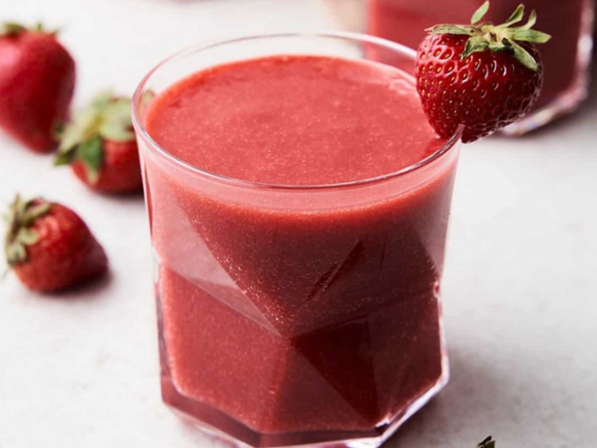 fresh Strawberry juice
